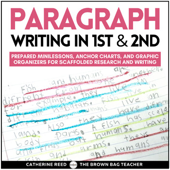 Preview of Paragraph Writing Unit: Inform & Explain Writing Activities and Research Lessons