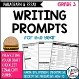 3rd Grade Writing Prompts for Paragraph and Essay Writing 