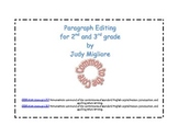 Paragraph editing for 2nd and 3rd grade