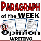 Paragraph of the Week Opinion Writing