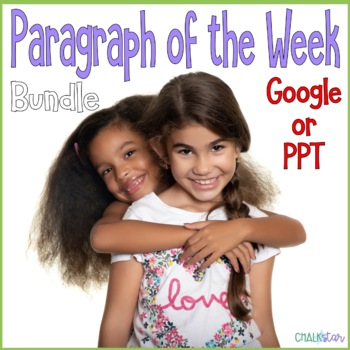 Preview of Paragraph of the Week Google Slides Distance Learning