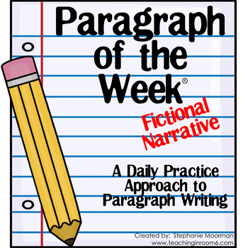 Preview of Paragraph of the Week:  Fictional Narrative