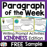 Paragraph of the Week - Paragraph Writing Practice KINDNES