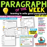 Paragraph of the Week | Writing | Distance Learning | Inde