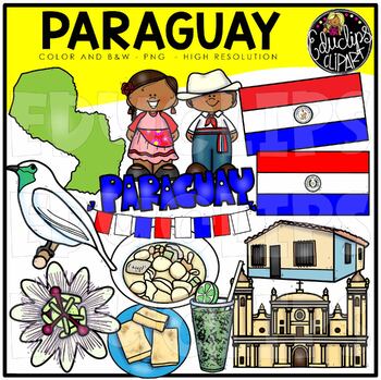 paraguay flag clipart