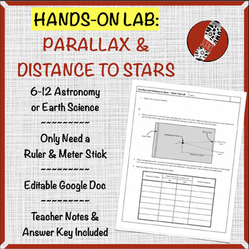 Preview of Parallax & Distance - Table Top Lab