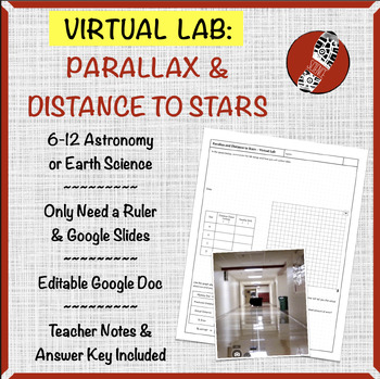 Preview of Parallax & Distance to the Stars - VIRTUAL LAB