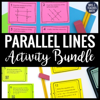 Preview of Parallel Lines Activity Bundle