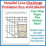 Parallel Lines Challenge Problems: Fun with Maps!