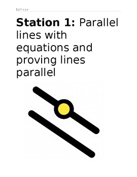 Preview of Parallel Lines Cut By Transversal