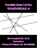 Parallel Lines Cut by a Transversal #1 (8.G.5)