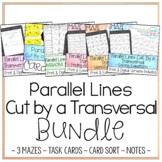 Parallel Lines Cut by a Transversal ~ Activity Bundle