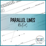 Parallel Lines Cut by a Transversal Guided Notes