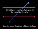 Parallel Lines Cut by a Transversal Activity