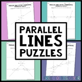 Parallel Lines Cut by a Transversal Puzzles