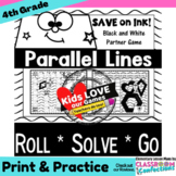 Parallel Lines GAME: Geometry Activity 4th Grade 4.G.A.1
