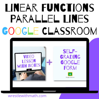 Preview of Parallel Lines - (Google Form & Video Lesson!)