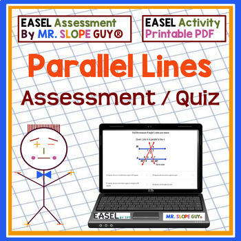 Preview of Corresponding Angles of Parallel Lines Quiz