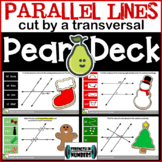 Parallel Lines Transversal Holiday Digital Activity for Pe