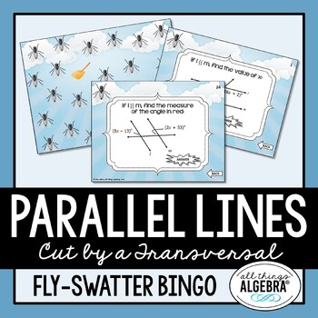 Preview of Parallel Lines Cut by a Transversal | Bingo Game
