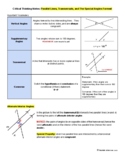 Critical Thinking: Parallel Lines, Transversals, and The S