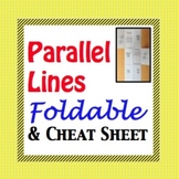 Parallel Lines, Transversals, and their Angles Foldable