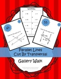 Parallel Lines and Transversal: Gallery Walk