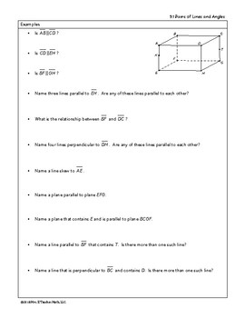 Parallel Lines and Transversals Lesson by Mrs E Teaches Math | TpT