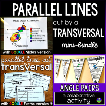 Preview of Parallel Lines Cut by a Transversal mini-bundle