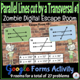 Parallel Lines cut by a Transversal #1  - Zombie Digital M