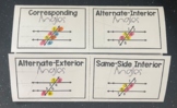 Parallel Lines cut by a Transversal - Editable Foldable Notes