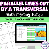 Parallel Lines cut by a Transversal Mystery Picture Digita