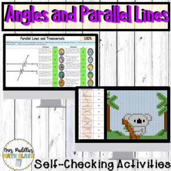 Preview of Parallel Lines | transversals | complementary and Supplementary Angles Digital