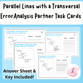 Parallel Lines with a Transversal (Special Angle Pairs) Er