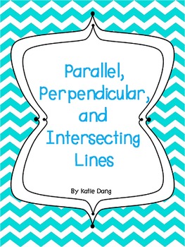 Preview of Parallel, Perpendicular, Intersecting Lines (Common Core and TEKS based)