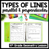 Parallel & Perpendicular Lines, 4th Grade Geometry Lesson 