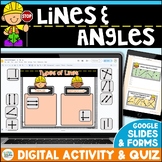 Parallel & Perpendicular Lines & Naming Angles Digital Act