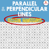 Parallel & Perpendicular Lines Word Search Activity