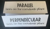 Parallel and Perpendicular Lines Foldable