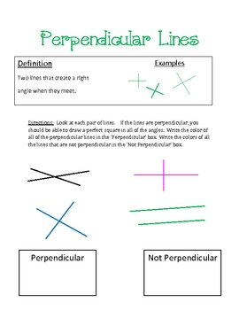 Parallel, Perpendicular, and Intersecting Lines by McLaren Marvels