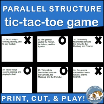 Preview of Parallel Structure TicTacToe Game Activity