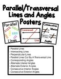 Parallel/Transversal Lines and Angles Posters