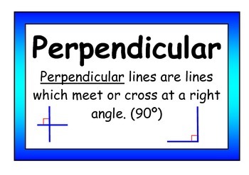 define perpendicular