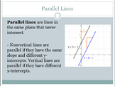 Parallel and Perpendicular Lines