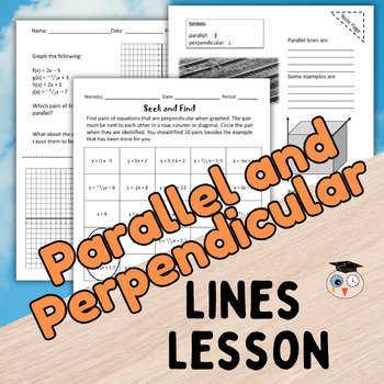 Preview of Equations of Parallel and Perpendicular Lines