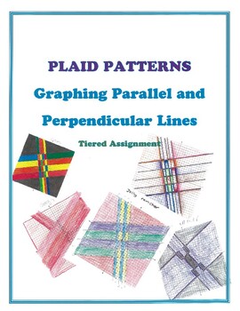 Preview of Distance Learning Math Activity Algebra Parallel/Perpendicular Lines Scaffolded