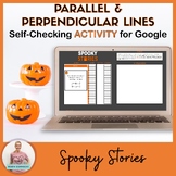 Parallel and Perpendicular Lines Halloween Digital Activit