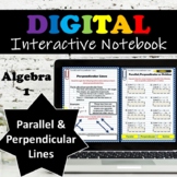 Parallel and Perpendicular Lines ⭐ Digital Interactive Notebook