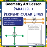 Parallel and Perpendicular Lines Geometry Art Design Activ