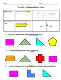 Parallel and Perpendicular Lines in Polygons Practice